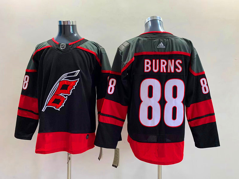 Men's Carolina Hurricanes Brent Burns #88 Black Jersey